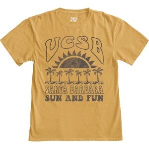 UCSB uc santa barbara sun and fun palms tee shirt by blue 84.